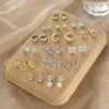 Novos Brincos de Moda de Alta Qualidade para Mulheres 2026, Brincos Elegantes Versáteis Estilo Ins com Senso de Design, Brincos de Luxo Leve e Simples