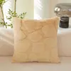 Fábrica de Origem Almofada Mais Vendida na Amazon, Almofada de Textura de Pele de Coelho Faux de Luxo Leve, Almofada Decorativa para Sofá de Sala de Estar