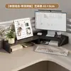 Soporte Elevador para Monitor de Computadora de Esquina, Bandeja para Teclado, Trípode de Escritorio, Almacenamiento Multinivel