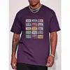 Camiseta Retro Mixtape 80s Cinta de Cassette en Blanco 1980s 90s Música