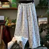 Pantalones casuales de algodón y lino con lunares retro, ropa para mujer de talla grande, nueva colección 2026, corte holgado, versátiles, de pierna ancha, corte recto, modernos