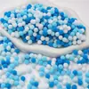 Poliéster Color Alta Elasticidad Pompon Bola de Felpa Pequeña Niños de Jardín de Infancia DIY Decoración Hecha a Mano Material Accesorios Pompon Pequeño