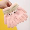 Luvas de inverno novas para crianças meninas fofas dos desenhos animados luvas de dedo quente luvas de dedo engrossadas para meninos e meninas