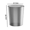 Lixeira Transparente para Uso Doméstico, Novo Modelo Acrílico para Banheiro, Vaso Sanitário, Sala de Estar, Escritório, Cesto de Lixo Grande de Alto Valor para Dormitório