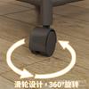 Cesta de Ropa Sucia de Doble Capa con Ruedas Transfronteriza Estante de Almacenamiento para Baño Estante de Almacenamiento Multifuncional para Ropa Sucia