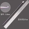 Directo del fabricante: Ganchillo de aleación de aluminio con mango largo 27cm Herramienta de tejido para el hogar, ganchillo de metal colorido de alta calidad