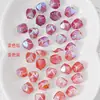 [Cambio de Luz] Serpentina de Sakura Nocturna 1.5 Agujero Recto Cuentas Octagonales con Agujero Cadena para Teléfono Móvil Pulsera DIY Material de Accesorios
