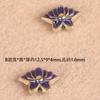 Collar con colgante de aleación con forma de nube de loto y aceite de goteo, diseño original, estilo étnico, con cuentas espaciadoras de nube de loto