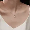 Collar de Plata de Ley 925 de Amazon para Mujer, Accesorio de Cadena para Clavícula, Colgante Estilo Japonés de Moissanita, Collar de Moissanita Estilo Japonés