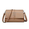 Bolso de hombro informal de cuero suave, diseño de nicho, bandolera de otoño e invierno, gran capacidad, moderno, sencillo, pequeño, cuadrado, gran oferta.