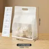 Bolsa de embalaje portátil para pasteles de copo de nieve, galleta, turrón, caramelo, madeleine, bolsa autosellante de dátil con leche, bolsa de embalaje para repostería