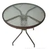 Mesa de Cristal, Mesa de Jardín Mesa de Bar, Mesa de Parque, Mesa de Ocio Suministros de Ocio LFT-2099