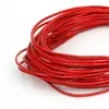Corda Redonda de Couro Sintético DIY Pulseira de Corda Elástica Colar Material para Joias Lanyard de Boneca Acessórios Corda de Pingente Pequeno