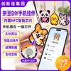 Etiqueta com chip inteligente NFC, pingente de celular DIY, chaveiro e outros acessórios criativos com chips de detecção embutidos