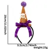 Diadema Divertida de Dibujos Animados para Halloween Accesorios para el Cabello Decoraciones para Fiesta Temática del Festival de Fantasmas Diadema de Murciélago Araña Hebilla para la Cabeza
