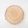 Cesta de Mimbre y Ratán para Almacenar Jengibre y Ajo Artefacto de Almacenamiento de Ajo para Cocina Cesta de Almacenamiento de Jengibre y Ajo Cesta de Almacenamiento Misceláneo con Dos Asas