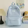 Mochila Escolar para Meninas, Estilo Japonês, Adequada para Alunos do Ensino Fundamental das Séries Três a Seis, Versátil e Simples, Grande Capacidade, Mochila de Estilo Fresco para Alunos do Ensino Médio