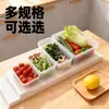 Caja de Congelador de Refrigeración para Nevera de Cocina Doméstica Caja de Almacenamiento con Drenaje Doble Capa PP5 Recipiente Hermético para Frutas y Verduras