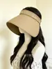 Sombrero de ala grande de seda helada para mujer, protección solar, primavera y verano, plegable, con protección UV, estilo pescador