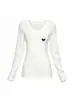 Nuevo Cárdigan de Primavera y Otoño para Mujer, Adelgazante, Cuello en V, Manga Larga, Camiseta Base, Ropa Exterior, Estilo Cálido y Sexy