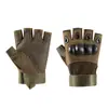 Guantes tácticos de medio dedo para hombre, adecuados para deportes al aire libre, transpirables, resistentes al desgaste, protectores para ciclismo, antideslizantes, estilo militar, guantes para venta al por mayor transfronteriza