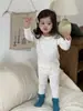 Ropa de Otoño e Invierno para Bebé 2026 Nueva Ropa de Invierno Estilo Coreano Ropa Infantil Conjunto de Ropa de Casa para Niñas Clase A