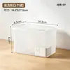 Caja de Almacenamiento de Muestras de Accesorios Caja de Almacenamiento de Plástico Transparente con Tapa Caja Cuadrada Pequeña Caja para Tarjetas de Presentación de Escritorio Tarjeta en Blanco