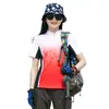 Ropa de Secado Rápido para Mujer de Manga Corta con Cuello Alto para Correr, Deportes, Montañismo, Verano, Elástica, Amigable con la Piel, Transpirable, Top Casual, Camiseta de Secado Rápido
