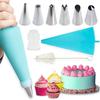 Amazon juego de 11 piezas pistola para pastelería convertidor de boquillas para pastelería manga pastelera EVA raspador de crema herramienta para hornear