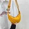 Bolsa de Dumpling de Nylon Estilo Japonês 2025 Casual Grande Capacidade Unissex Bolsa Transversal Simples Leve Bolsa de Ombro Tote
