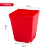 Vaso de Plástico Colorido para Suculentas Vaso para Mudas Vaso Pequeno para Suculentas Vaso Quadrado Pequeno Bandeja Cor Quadrado Grande Quadrado Preto