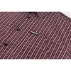 MAOQIAOYI Marca de Moda Americana High Street Camisa a Cuadros Top para Hombre Ropa de Abrigo Camisa a Cuadros de Manga Larga C26160