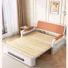 Sofá cama plegable apartamento pequeño 2025 telescópico estilo nuevo sala de estar balcón cama plegable multifuncional integrada dos en uno