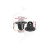 Dinghui es Adecuado para Mazda Atenza Cx-5 Clip de Tuerca de Fijación para Revestimiento Interior de Guardabarros de Coche K566