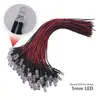 10 PEÇAS DC 5-12V Pré-Fio Lâmpada LED 5mm Diodos Emissores Pré-Fio Transparente Amarelo Azul Verde Branco Vermelho