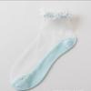 Meias de vidro meias de cristal pérola meias de renda das senhoras meias de primavera e verão meias de vidro meias femininas tenda atacado