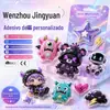 Adesivos de Desenho Animado 3D em Relevo de Resina de Cristal de Alta Transparência Feitos Sob Medida do Japão e da Coreia para Decoração de Capas de Celular e Scrapbooking