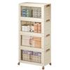 Gabinete de Almacenamiento Gabinete de Almacenamiento Plegable Hogar Caja de Almacenamiento de Juguetes y Snacks para Niños Ropa Gabinete de Almacenamiento Multicapa