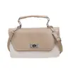 Bolso de mujer de alta gama transfronterizo, estilo nuevo de nicho, bolso cuadrado pequeño de color block retro de lujo ligero, bolso versátil de hombro y cruzado para mujer