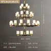 Wanjiiahua Nuevo Lámpara de Araña China Todo Cobre Villa Moderna Casual Lámpara de Sala de Estar Estilo Chino Zen Dormitorio Restaurante Lámparas