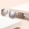 2025 novos óculos de sol ovais transfronteiriços amazon lentes quentes redondos metal óculos de sol da moda homens e mulheres