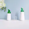 En stock botella cónica blanca de espuma de 60 ml, botella espumadora de PET para mousse de 100 ml, dispensador portátil de espuma facial