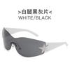 Gafas de sol para chicas populares Y2K del Milenio Europeo y Americano Gafas de aviador integradas Gafas de estrella de cinco puntas Transfronterizas