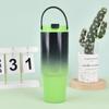 Termo Exterior de Acero Inoxidable de 30 oz con Gradiente de Gran Capacidad Aislado al Frío Cambia de Color Tendencia Fresco Regalo de Negocios