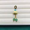 Madeira de Pessegueiro Sino de Lótus Acessórios de Pingente DIY Pulseira Pingente de Lótus Brinquedo Cultural Joia Pingente Espaçador