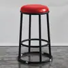 Taburete Alto de Tres Anillos Extra Grueso, Taburete Alto de Barra, Silla Alta para Adultos en Casa, Silla de Mostrador, Taburete Alto de Lujo Ligero para Arcade, Taburete Redondo