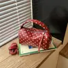 Bolsa de Bolinhas de Nicho Super Popular para Mulheres, Novo Modelo 2026, Bolsa Transversal Mini Versátil Exquisita, Bolsa de Mão Quadrada Pequena Mais Vendida
