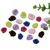 Flor Rosa de Fita de Cetim de 1 cm Flor de Fita Bud DIY Corsage para Intimates Calças Roupas Boneca Urso Boneca Material Acessórios