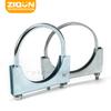 Abrazadera de tubo de escape en forma de U galvanizada por puntos, abrazadera de tubo de conexión, abrazadera de fijación de tubo de silenciador de carretilla elevadora