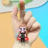 Llavero Colgante para Bolso de Superhéroe Transfronterizo Batman Capitán América Spider-Man Muñeco Tridimensional Venta al por Mayor